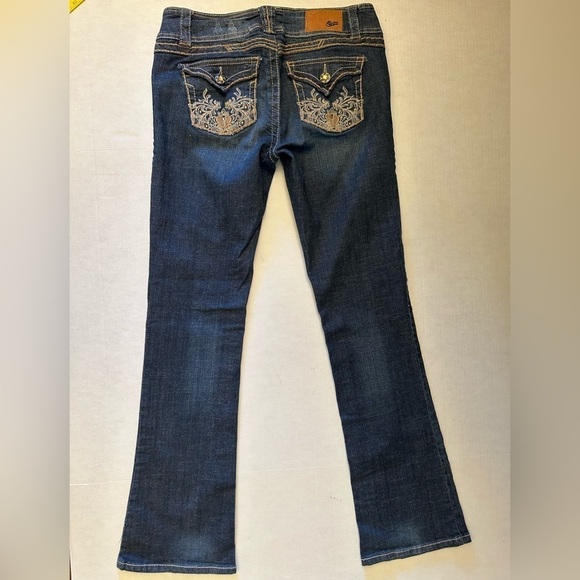 Candie's Pants - Candie’s Vintage premium Jeans with gold stitching & buttons Sz-9 Jrs  L4